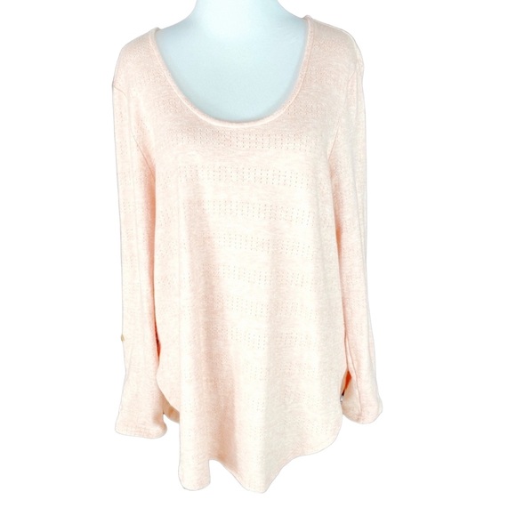 Anthro | Akemi + Kim Oversized Scoop Neck Top - Picture 3 of 6